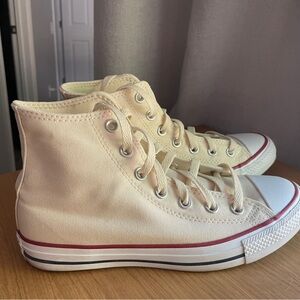 Chuck Taylor Converse All Star Canvas High tops Natural Ivory